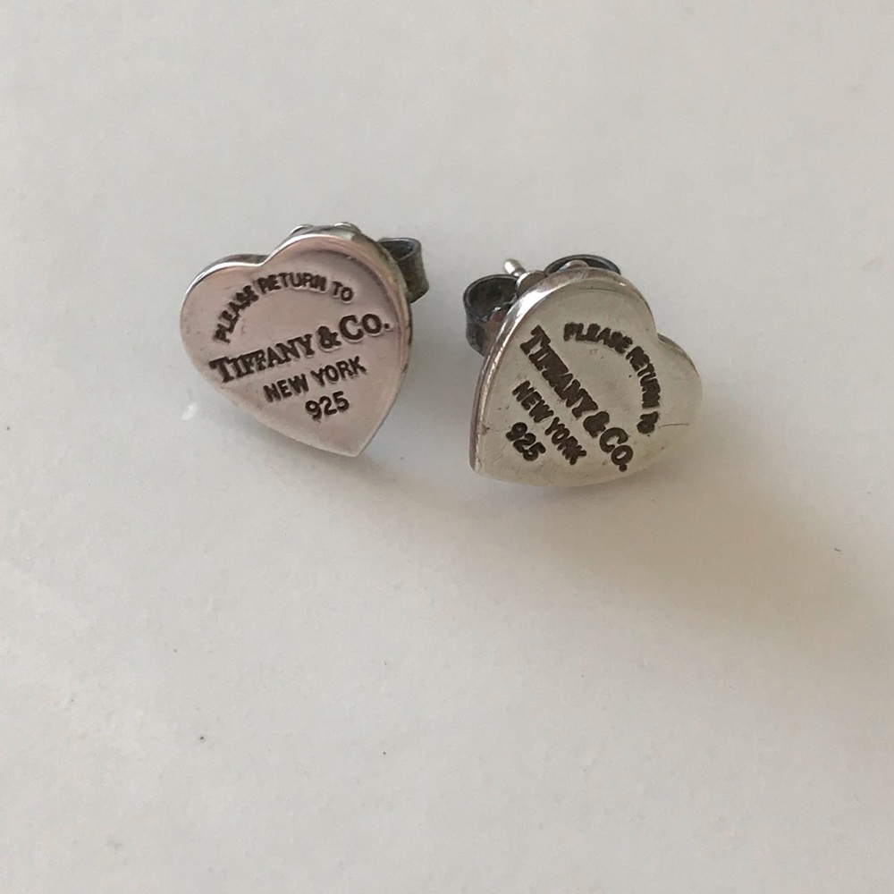 Return to Tiffany & Co. Heart Shaped Earrings